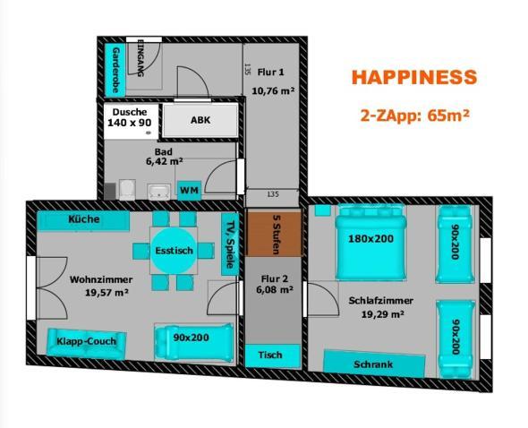 Happiness 2-Zapp 1-Og Hofgeismar-Zentrum! Esterno foto